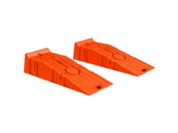 2 Rampas Auto Plástico Carga Máx. 5t, 91x30x21 Cm, Laranja