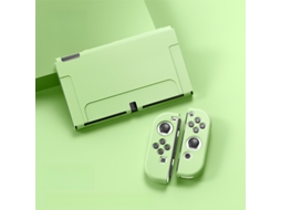 Capa para Nintendo Switch OLED, Protetora de Tpu Resistente a Quedas SPQMENT (verde)