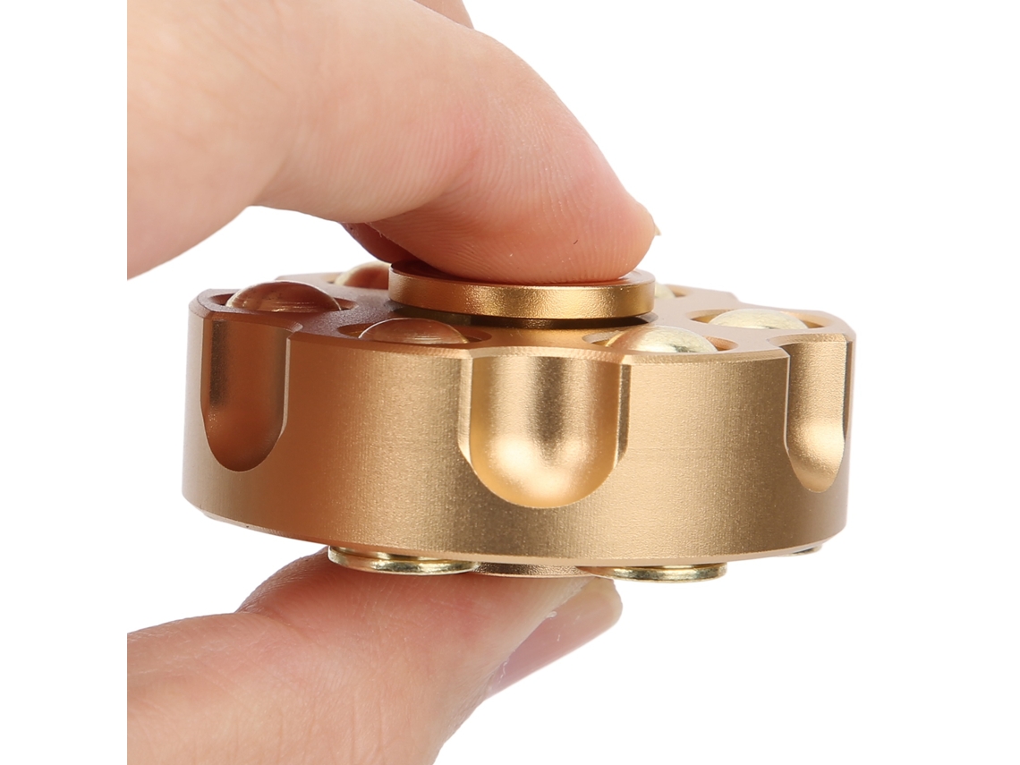 Primerox mini Giroscópio de Dedo em Cobre Puro Detachável com Balas Giratórias Brinquedo para Adultos e Crianças
