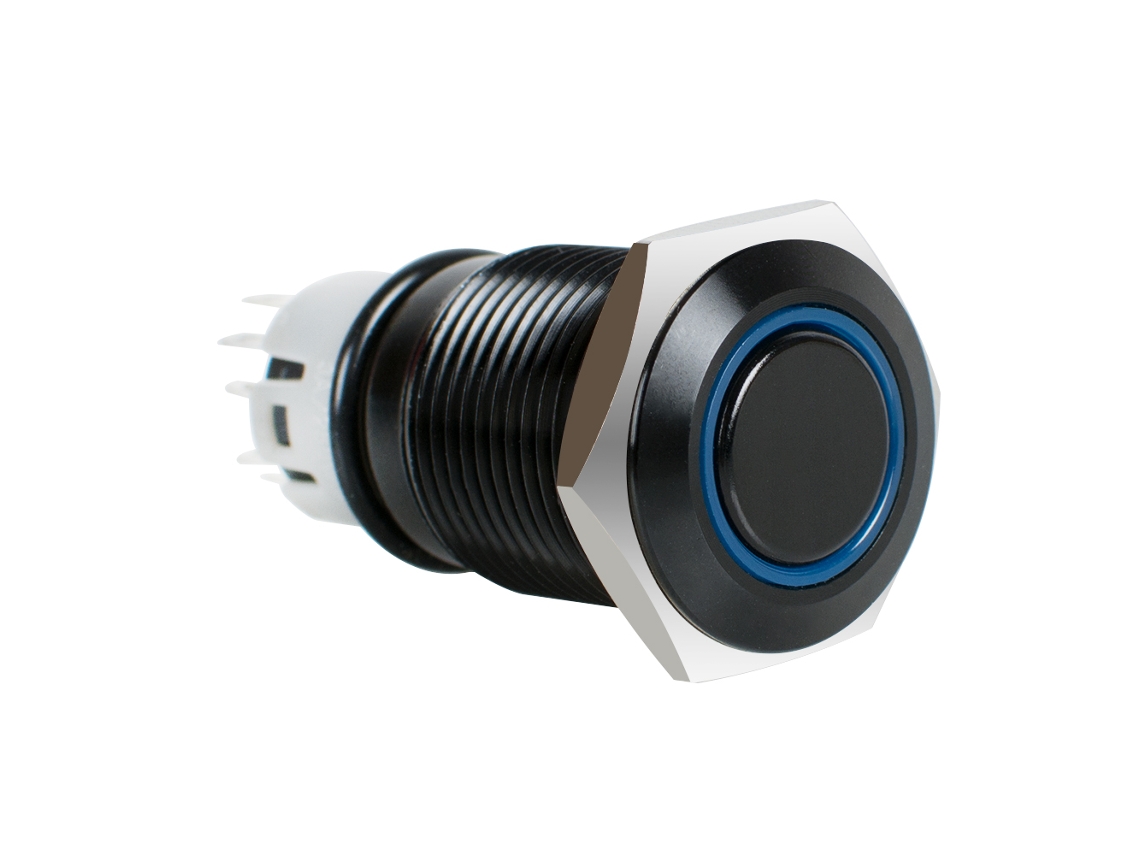 Laxiscreed Interruptor De Energia De 16mm Com Luz Led E Função De Autobloqueio Para Segurança