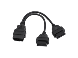 Aetheria cabo de Extensão Obd2 16pin Macho para Duas Fêmeas Splitter Adaptador para Veículos com Interface Obd2