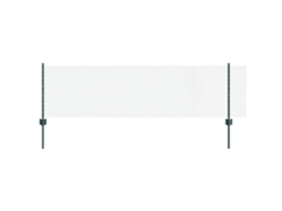 Conjunto 1 Cerca Externa Vidaxl Verde Aço (50 X 0,6 M)
