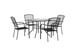 Garden Chair Set, Garden Chair Sets Vidaxl Antracite Aço (110 X 72.5 Cm)