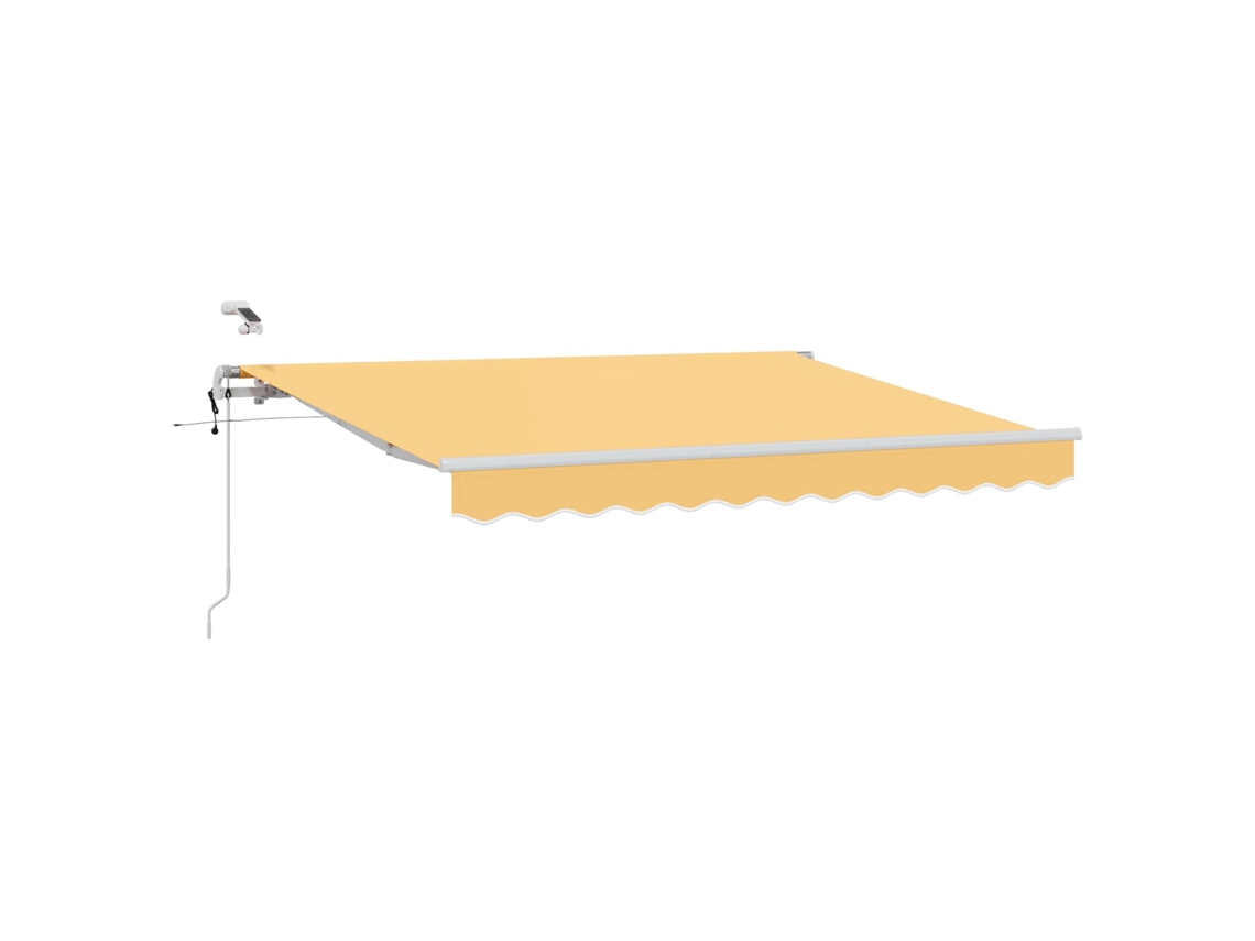 Maison Exclusive - Toldo Retrátil Areia 450 × 350 Cm Poliéster