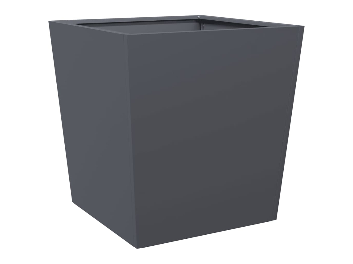 Garden Planter, Garden Planters Vidaxl Antracite Aço (50 X 50 X 50 Cm)