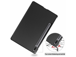Capa Protetora para Samsung Galaxy Tab S8/s8 Plus com Acordar/dormir Automático e Suporte Triplo