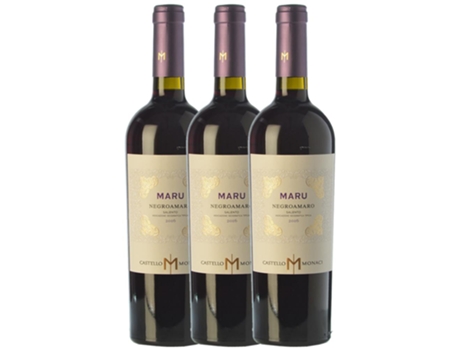 Vinho CASTELLO MONACI Castello Monaci Maru Negroamaro Salento (0.75 L - 3 unidades)