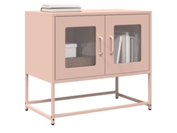 Móvel De Tv 68x39x60,5 Cm Aço Laminado A Frio Rosa Dkd Home Decor