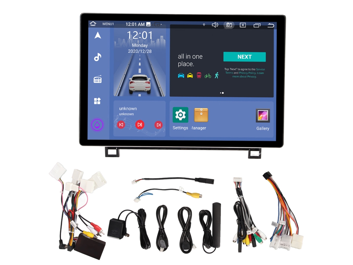 Reprodutor Multimedia Android 12 Para Sequoia 2013-2019