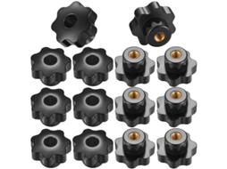 Conjunto de 14 Botões Rosca Serrilhada BRILVIBERA