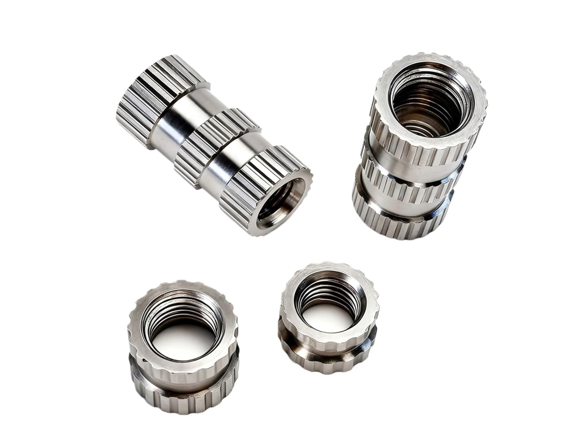 Porca De Inserção Térmica Em Aço Inoxidável 304 M2m2 5m3m4m5m6, Porca Termofusível, Porcas De Inserção Serrilhadas Com