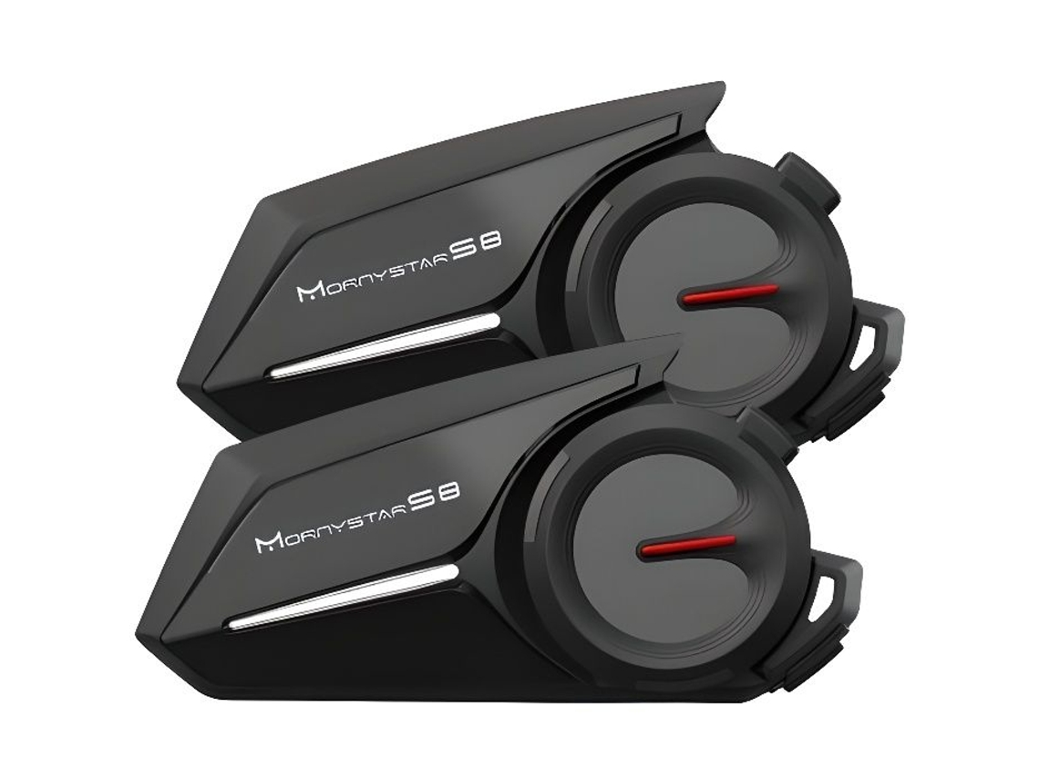 Intercomunicador, 2 Unidades, Bluetooth, Para Motocicleta