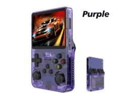 Console Portátil Retrô, 3,5 Polegadas, 64gb, Roxa AQUAFORGE