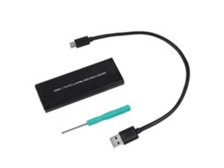 Caixa De Disco Rígido Móvel Nvme M.2 Externo Para Type C3.1 Enclosure De Hdd Preto