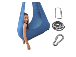 Kit de Cadeira de Yoga Aérea com Rede para Flexibilidade e Alívio de Dor S/MARCA