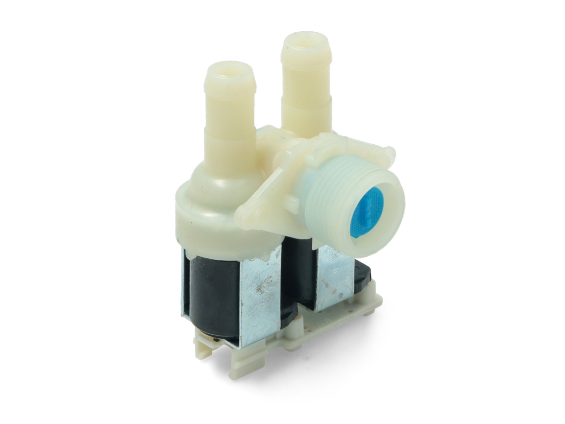 Válvula de Entrada 2 Vias 90° Whp481227128558 para Máquina de Lavar Roupa Val020wh BITRON