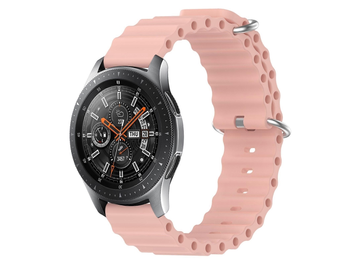 Pulseira De Silicone De Cor Sólida Estilo Oceano Para Samsung Galaxy Watch 46mm 22mm