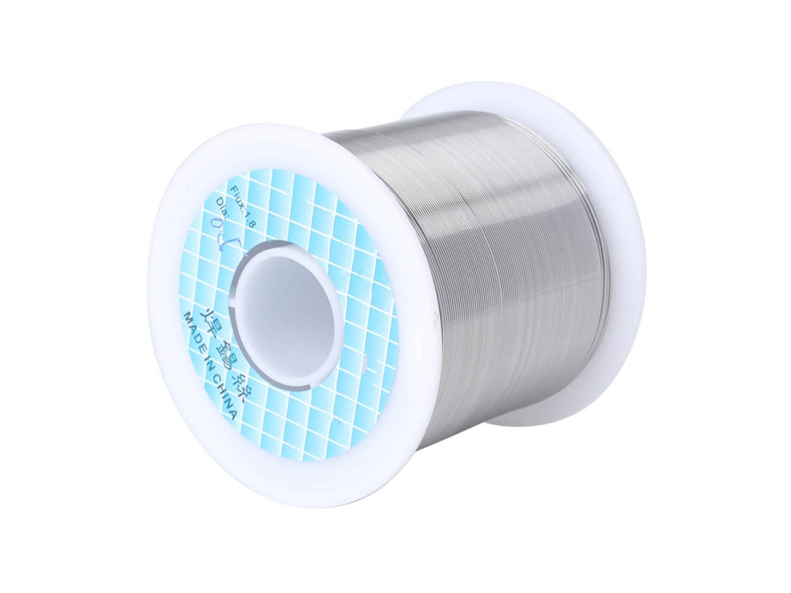 Fio De Estanho Com Núcleo De Colofonia 0,8mm 2,2% Fluxo Para Reparação Eletrônica Bobina De Soldagem