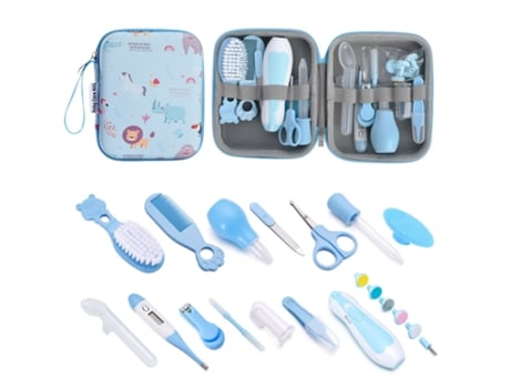 Cortador de unhas elétrico recarregável multifuncional Baykar QT310 rosa para bebês e crianças