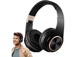 Fones De Ouvido Sem Fio Recarregáveis, Dobráveis E Supra Auriculares