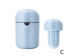 Espremedor De Limão Manual Simples, Espremedor De Cítricos Manual Portátil, Copo Azul