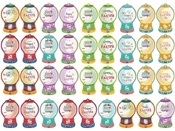 36 Peças Para Festa De Páscoa, De Lembrancinhas Personalizáveis Para Amigos, Cartões De Doces, Família