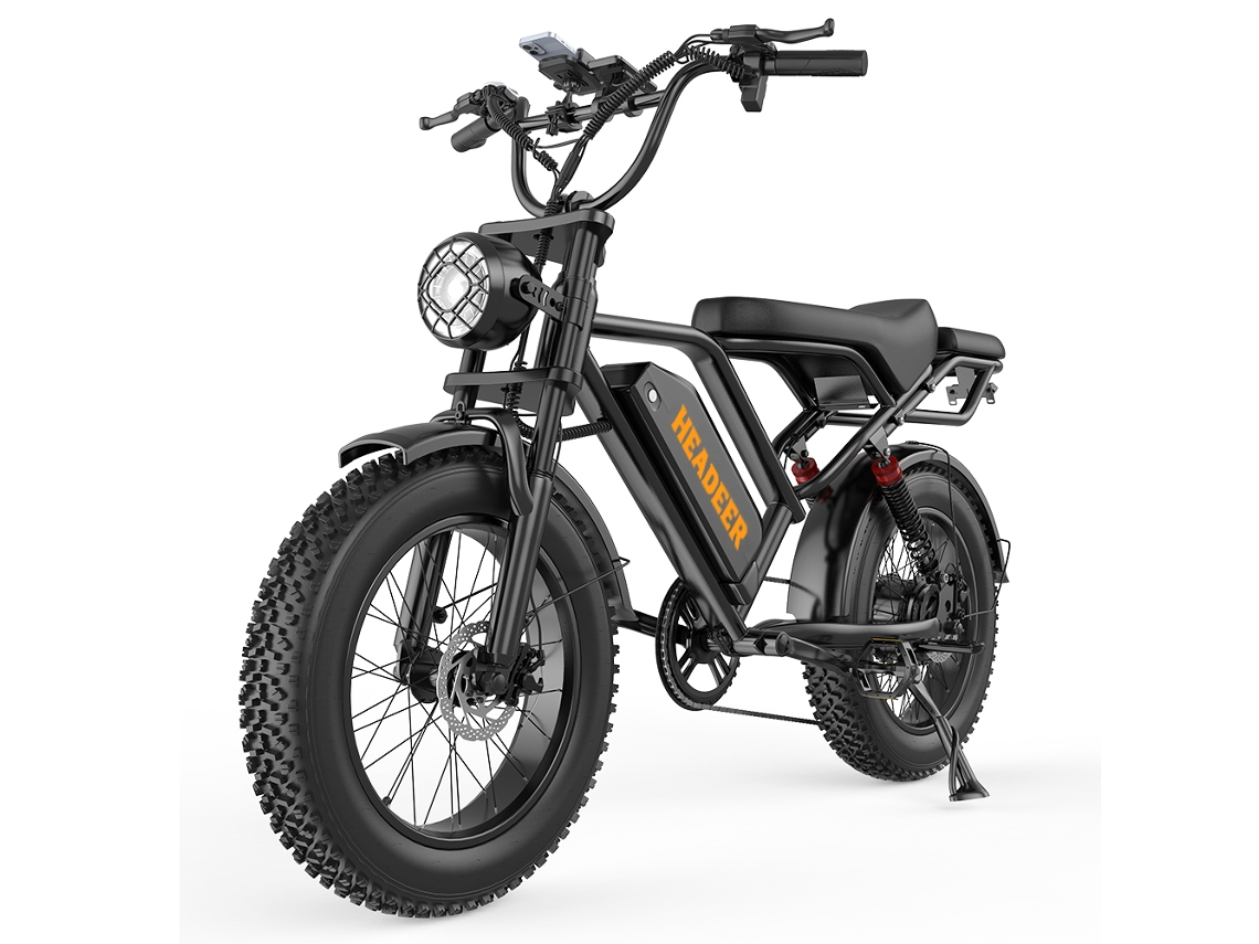 Bicicletas Elétricas HEADEER Bk20 Bk20 750w Velocidade Máxima de 50 Km/h 5 Velocidades 48 V e 20 Ah, Autonomia Extra Longa de 45 a 80 Km
