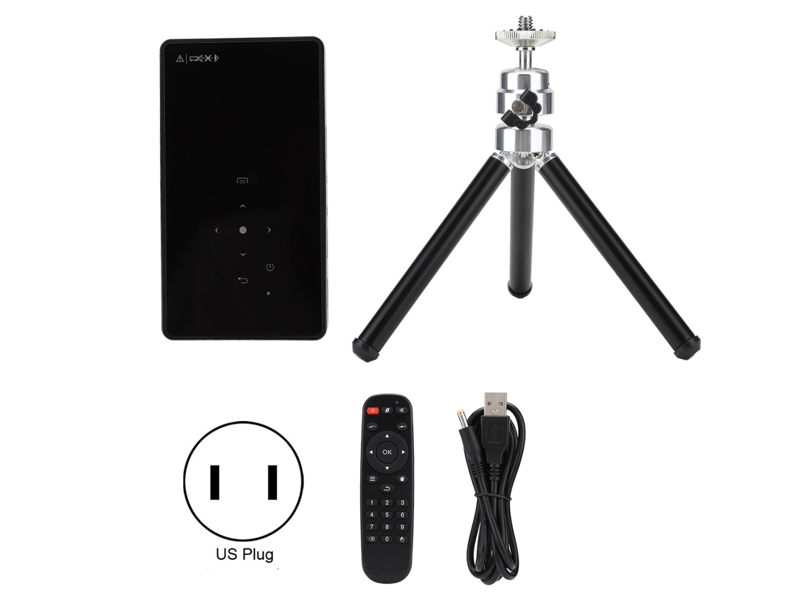 Projetor Portátil Mini Smart Compatível Com Wifi Android