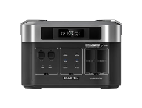 Estação de Energia Portátil OUKITEL Bp2000 Pro Bateria Lifepo4 2048Wh 16384Wh Saída Ca 3600W Ups de 2000W 10Ms Controlo de Aplicação Inteligente