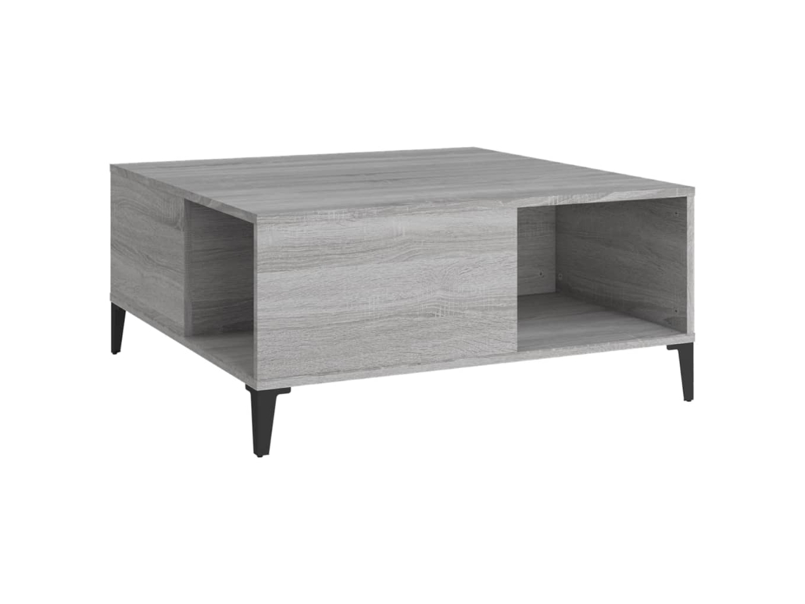 Coffee Table, Coffee Tables Vidaxl Cinzeto Madeira Processada (n/a)