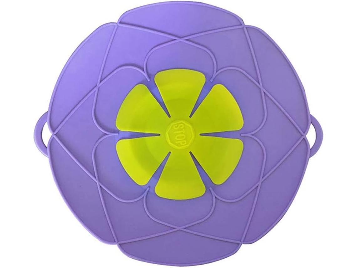 Tampa Cone Silicone Anti derrame Roxo DUREFORWARD