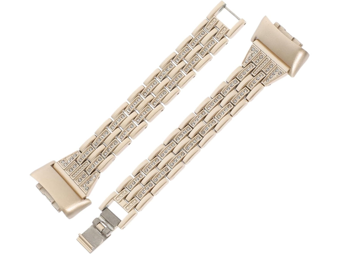 2 Pulseiras Femininas Com Strass Para Relógio Smartwatch, Pulseira De