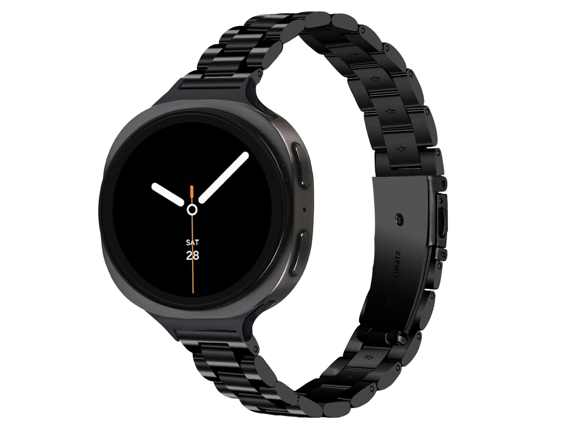 Pulseira De Aço Inoxidável Para Galaxy Watch 9 40/44mm, Substituição Elegante Preto Hexinyigjly