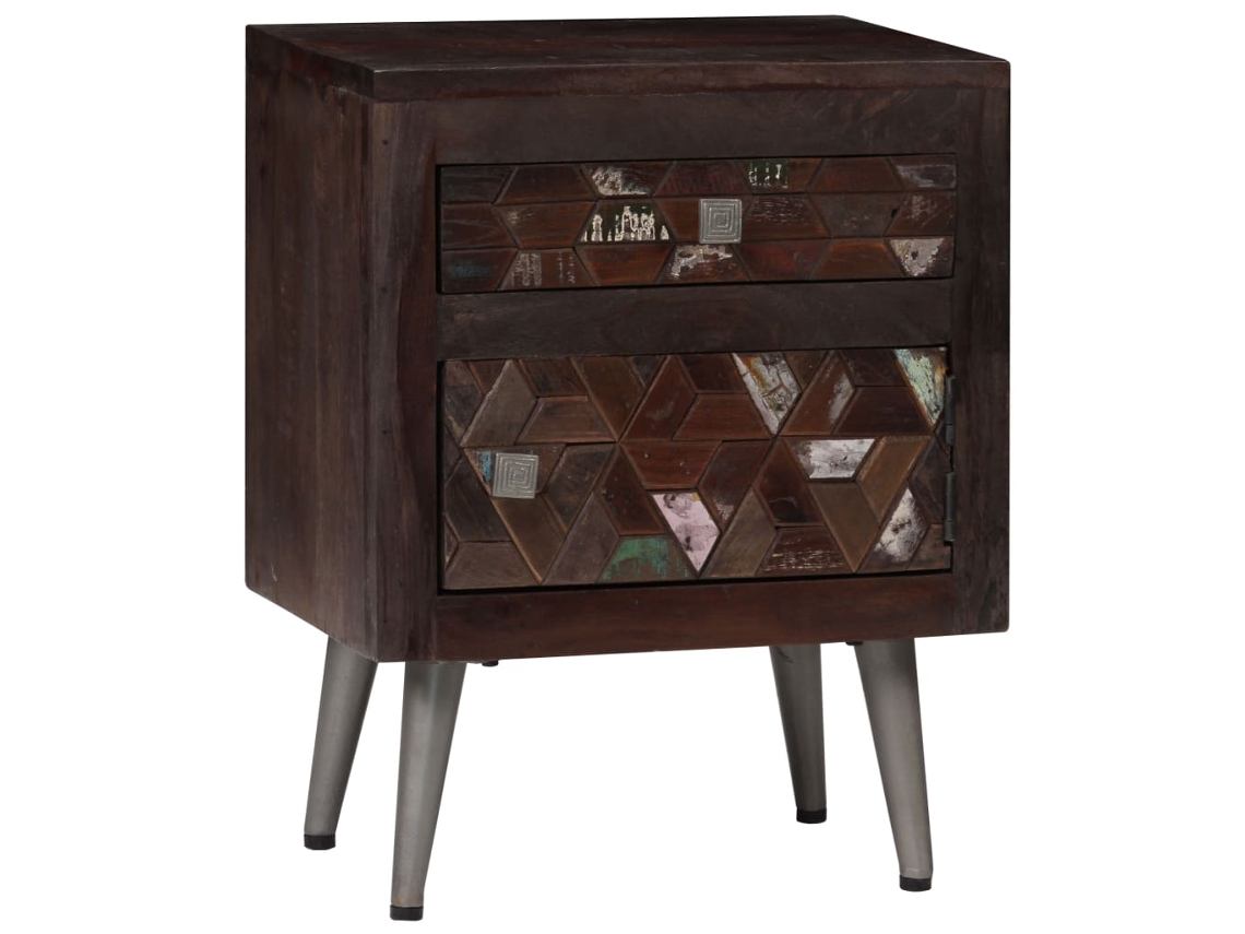Bedside Cabinet, Bedside Cabinets Vidaxl Marrom Madeira