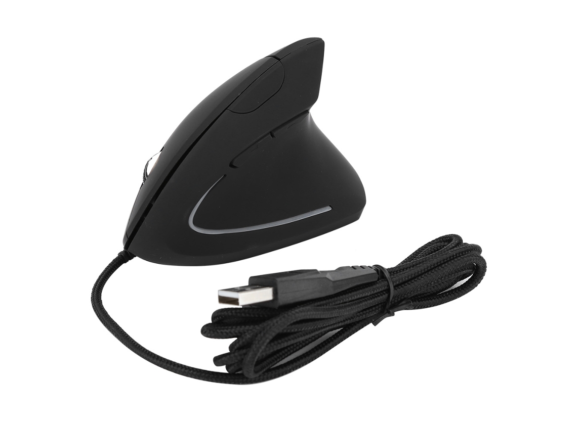 Ratón Vertical Ergonómico, Colorido, Usb, Con Cable, Recargable, Abs, para Uso de Oficina J 5