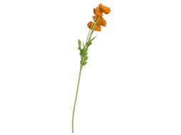 Flor Artificial de Seda Buquê Decor de Casa, Sala Casamento Laranja Amarelo 58,5cm | S/MARCA