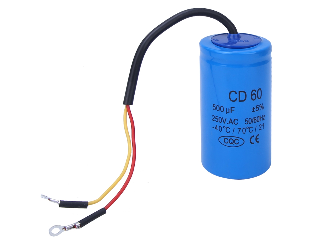 Capacitor de Partida CD60 250VCA 500uF Explosão Proof