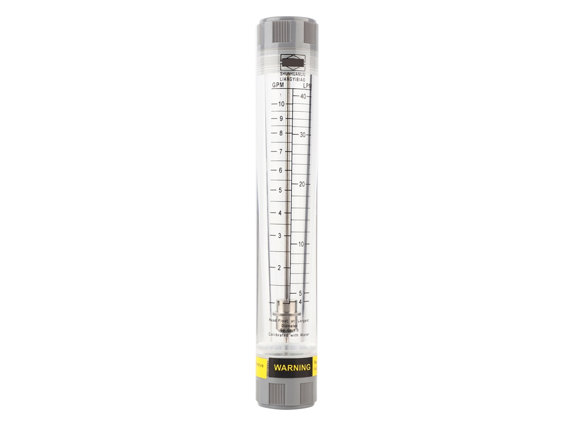 Medidor de Fluxo Líquido LZM 20g YURU, Tubo de Acrílico, 1-10gpm, Rosca G3/4in S/MARCA