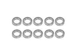 Kit 10 Rolamentos Miniatura S6905zz Aço Inoxidável 42x25x9mm Para Reposição Mecânica