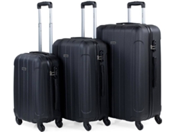 Conjunto de Malas de Viagem ITACA Preto (55x37x20cm)