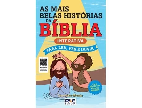 Livro As Mais Belas Histórias Da Bíblia Interativa - Para Ler, Ver E Ouvir de Geovana Muniz (Português)