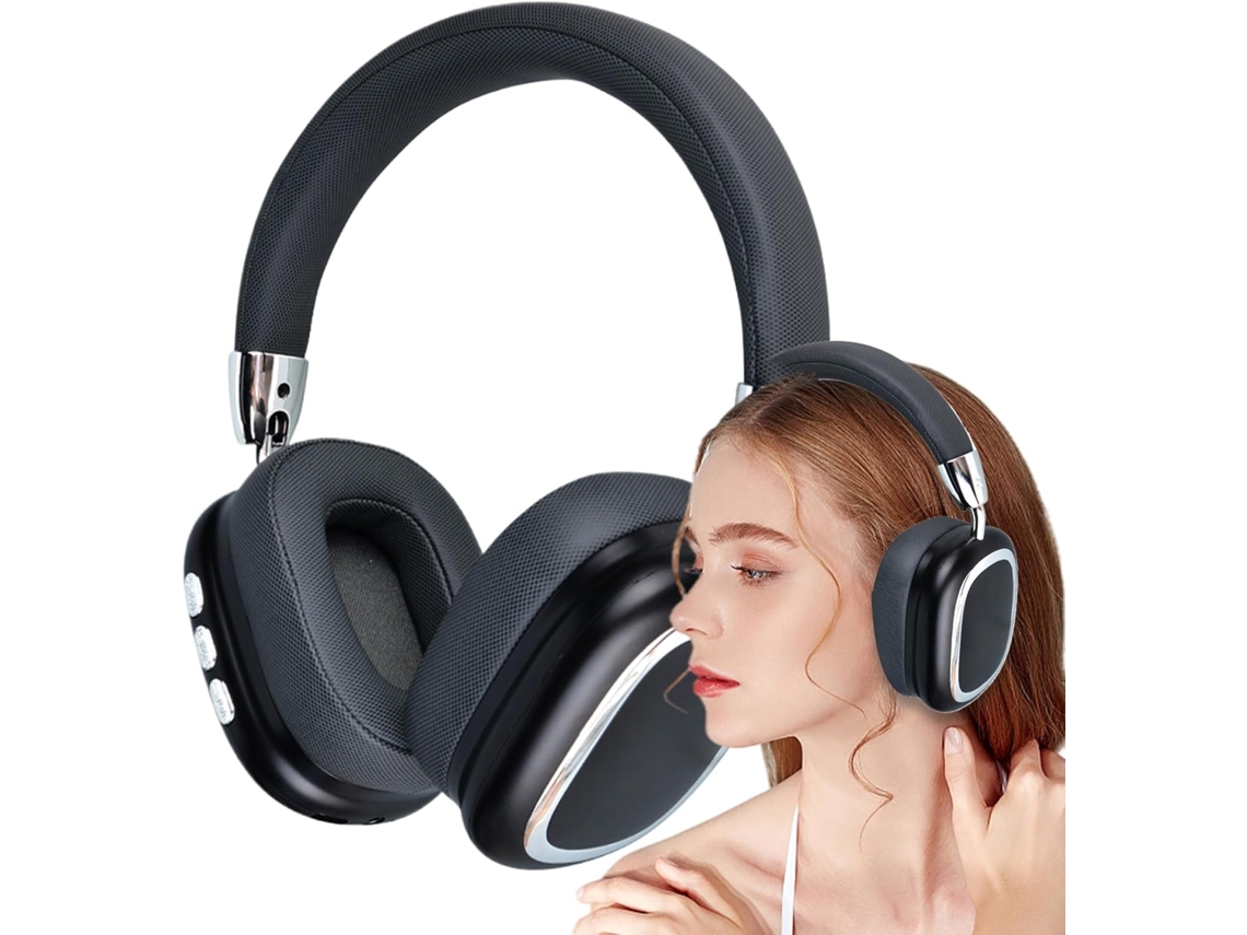 Fones De Ouvido Sem Fio Supra Auriculares, Confortáveis Com Som Estéreo Fones De Ouvido Sem Fio Bateria Longa Duração