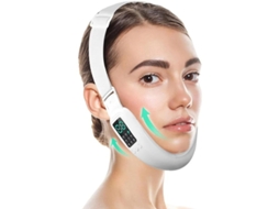 Máquina Elétrica Inteligente De Duplo Queixo E Rosto Em Forma De V Com 8 Modos E 15 Intensidades Ajustáveis Dispositivo Feminino Em V Branco Yizhood
