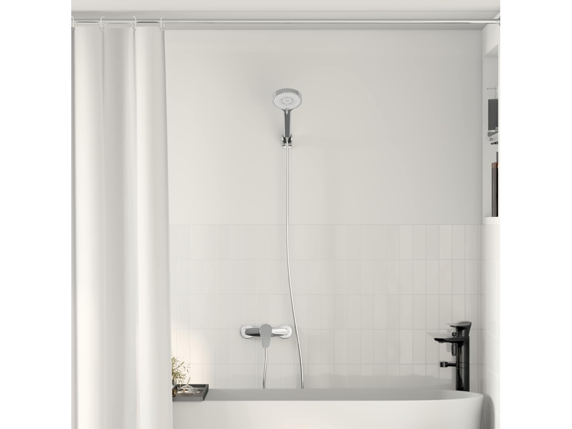 Vidaxl Conjunto De Cabeça De Chuveiro Chrome G 1 / 2 Polegadas