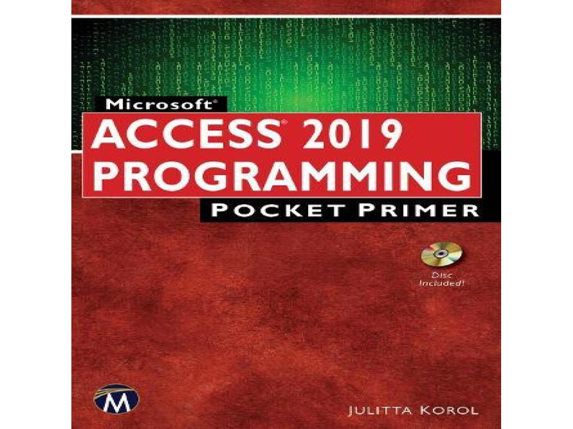 Livro Microsoft Access 2019 Programming Pocket Primer de Julitta Korol (Inglês)