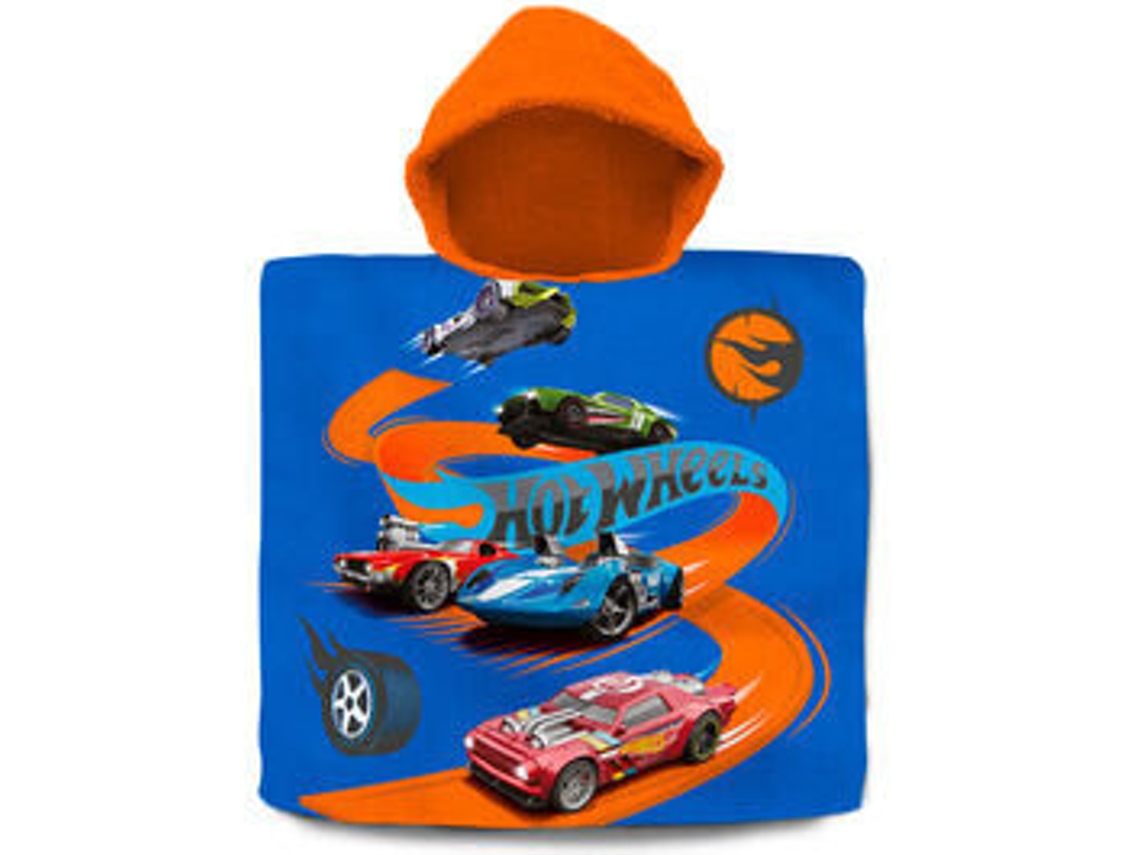 Toalha De Algodão Hot Wheels, 60x60 Cm