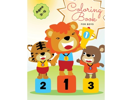 Livro Coloring Book For Boys Fun Childrens Gift Or Present For Toddlers Amp Kids Ages 3-5 De Benjamin C Gumpington (inglês)