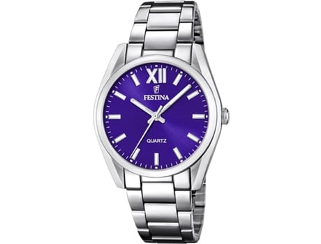 Relógio feminino prata aço inoxidável F20622/A FESTINA