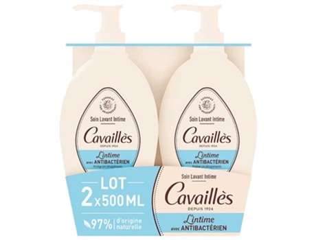 ROGÉ CAVAILLÈS Cuidado de Limpeza Íntimo Antibacteriano Lote de 2 X 500 Ml