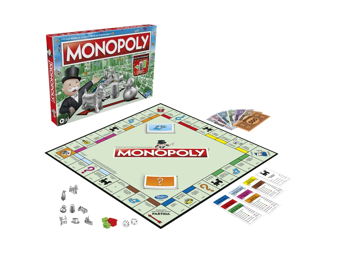 Jogo de Tabuleiro MONOPOLY Junior (Idade Mínima Recomendada: 4 anos -  Versão em Português)